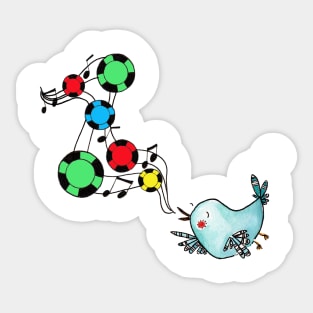 Chirping Chips Sticker